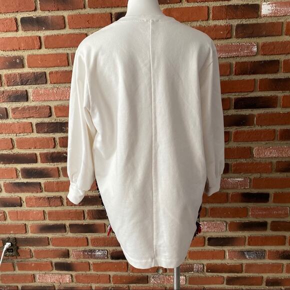 Zara tweed tassel blouse dress sz M Zara Sweater Dress - Picture 6 of 9